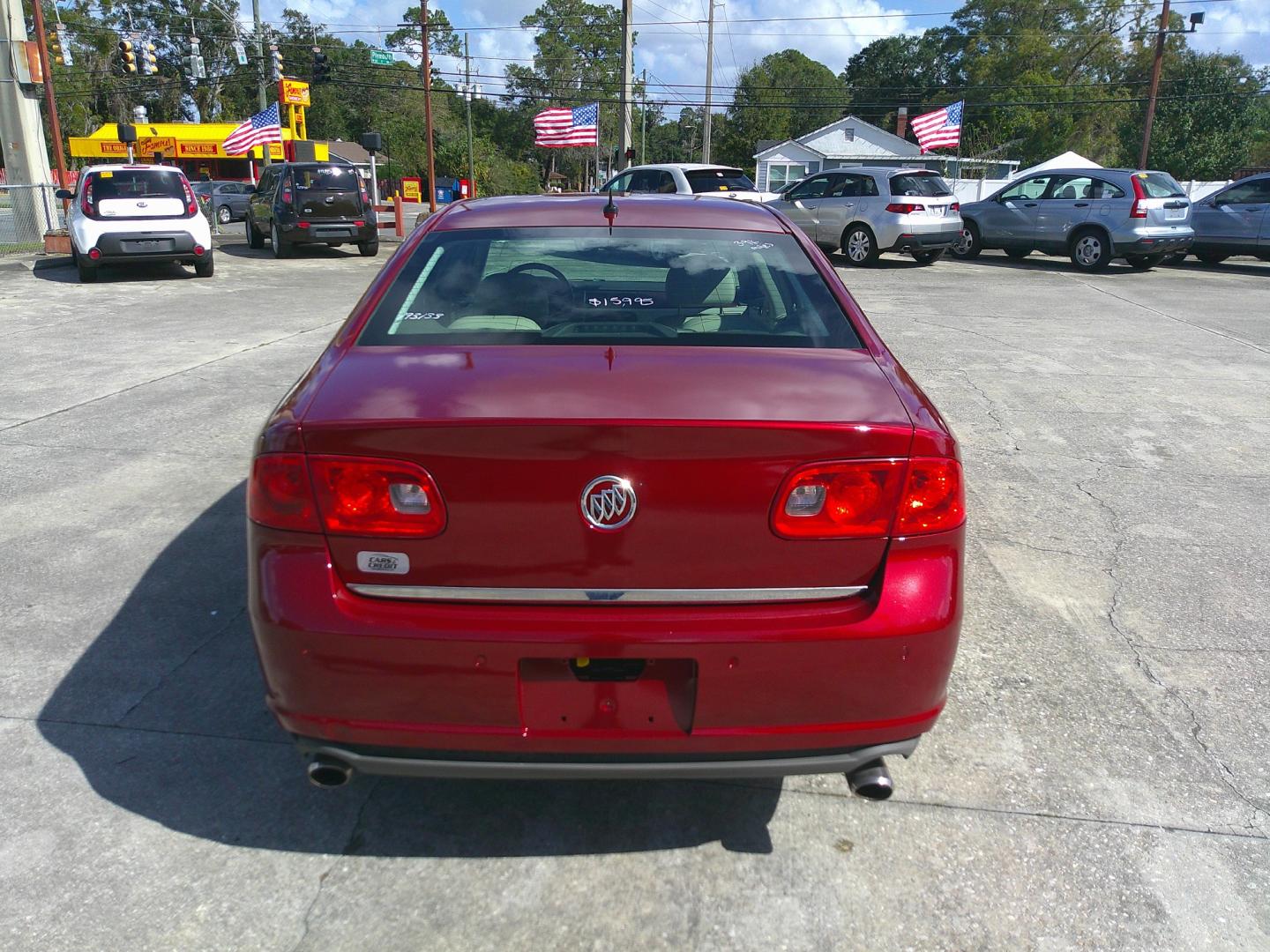 2008 RED BUICK LUCERNE CXL (1G4HR57Y38U) , located at 1200 Cassat Avenue, Jacksonville, FL, 32205, (904) 695-1885, 30.302404, -81.731033 - Photo#5